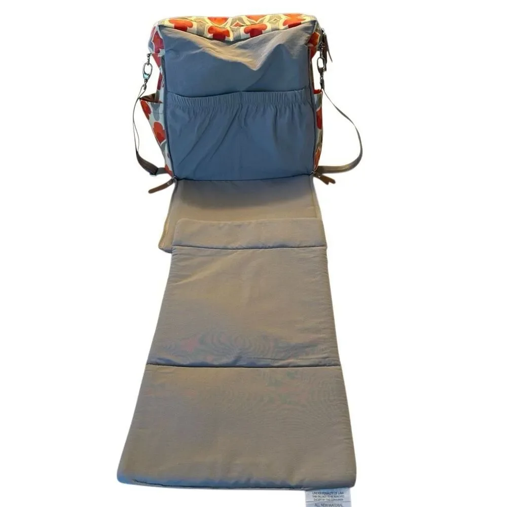 Petunia Pickle Bottom Boxy Baby Bag | Coated Canvas | Excellent Condition